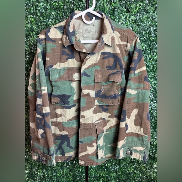 US Army BDU Camo Military Jacket - Small - Picture 1 of 10